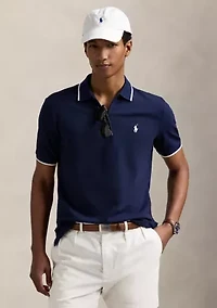 Classic Fit Stretch Mesh Polo Shirt