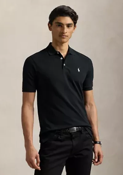 Classic Fit Stretch Mesh Polo Shirt