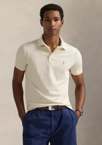 Classic Fit Stretch Mesh Polo Shirt