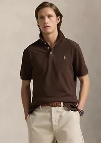 Classic Fit Stretch Mesh Polo Shirt