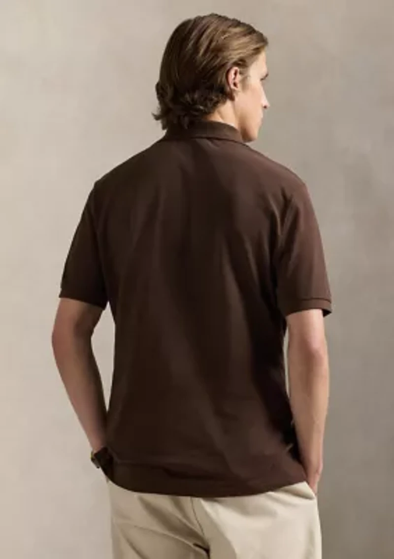 Classic Fit Stretch Mesh Polo Shirt