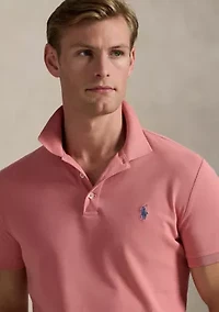 Classic Fit Stretch Mesh Polo Shirt