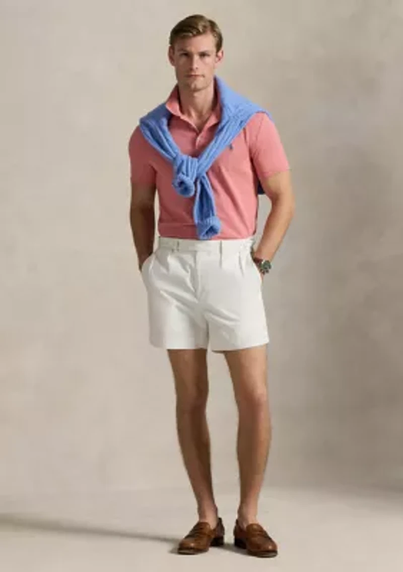 Classic Fit Stretch Mesh Polo Shirt