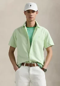 Classic Fit Mineral-Dyed Oxford Shirt