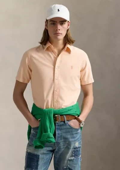 Classic Fit Mineral-Dyed Oxford Shirt
