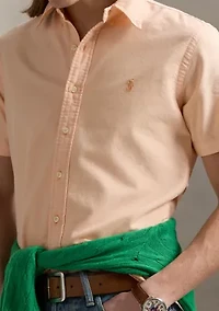 Classic Fit Mineral-Dyed Oxford Shirt