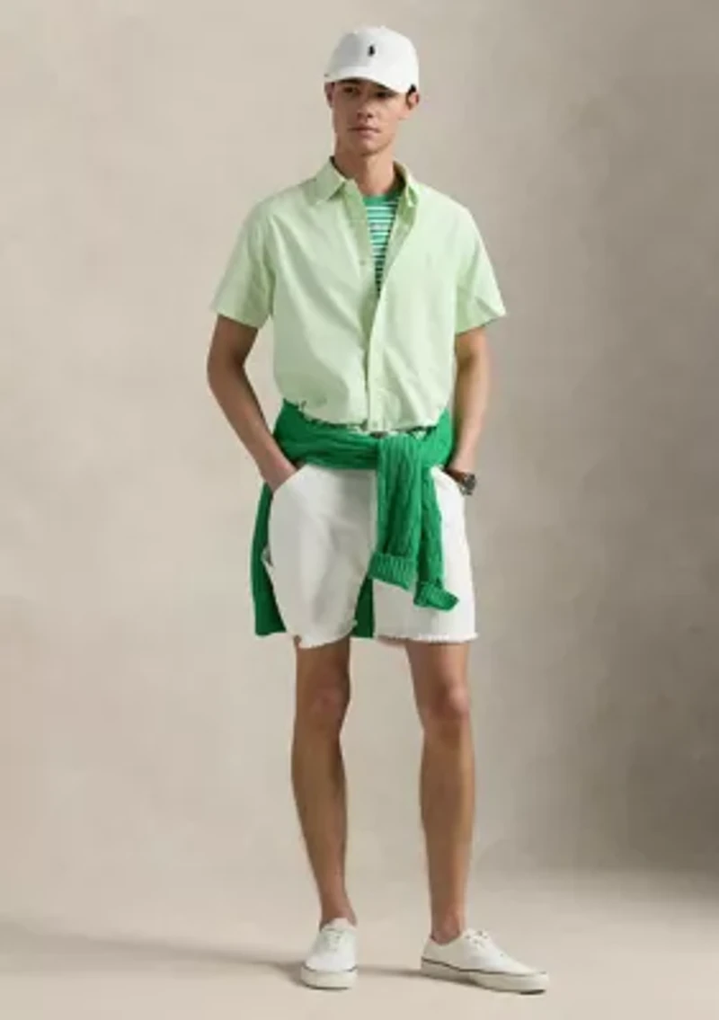 Classic Fit Mineral-Dyed Oxford Shirt