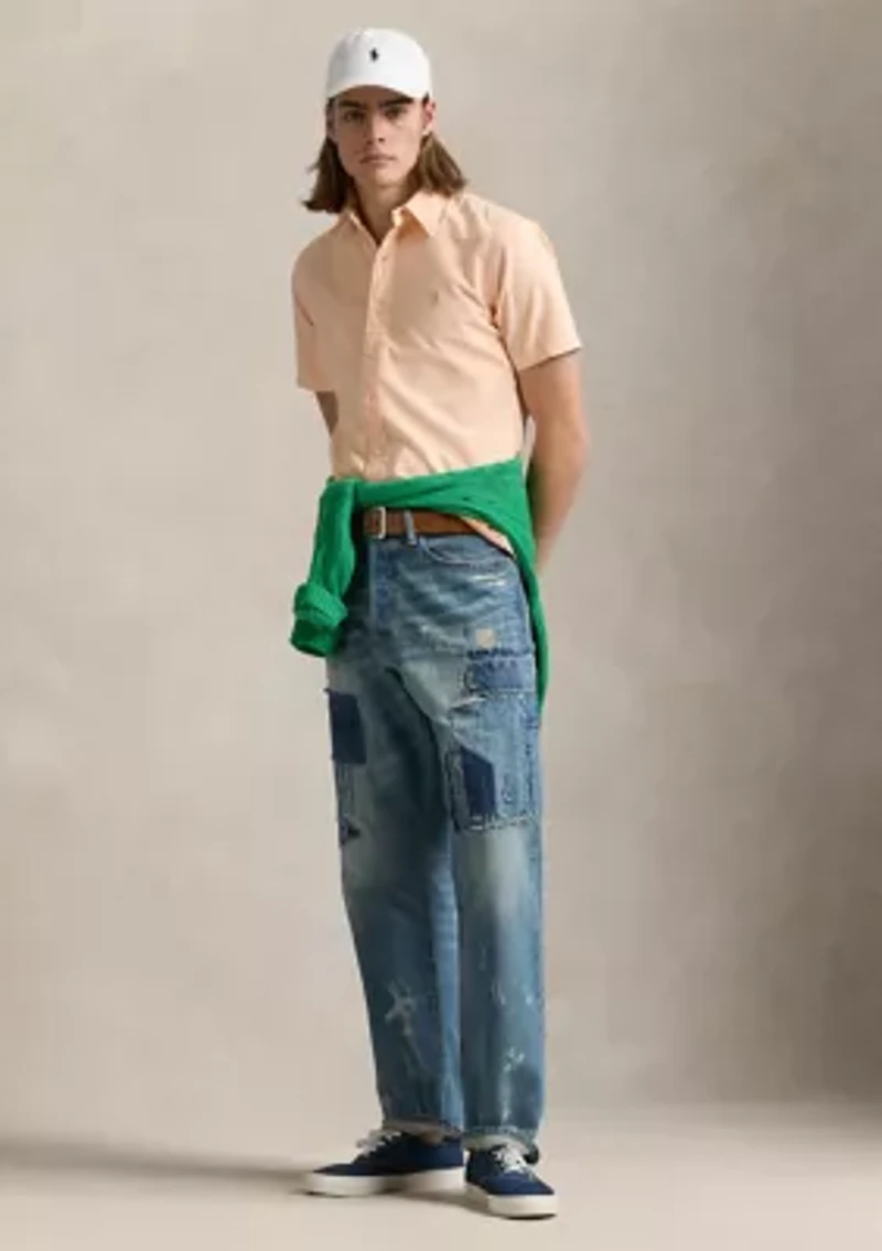 Classic Fit Mineral-Dyed Oxford Shirt