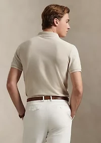 Classic Fit Stretch Oxford Mesh Polo Shirt