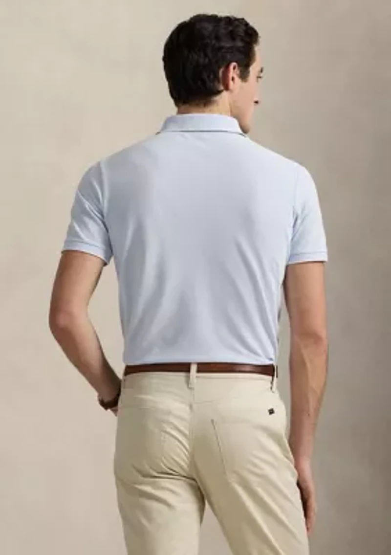 Classic Fit Stretch Oxford Mesh Polo Shirt