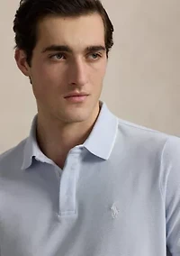 Classic Fit Stretch Oxford Mesh Polo Shirt