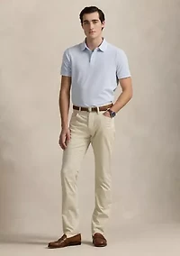 Classic Fit Stretch Oxford Mesh Polo Shirt