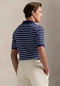 Classic Fit Striped Soft Cotton Polo Shirt
