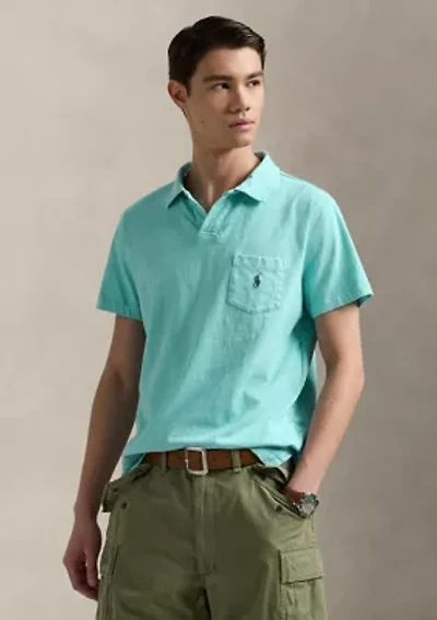 Standard Cotton Linen Jersey Polo Shirt