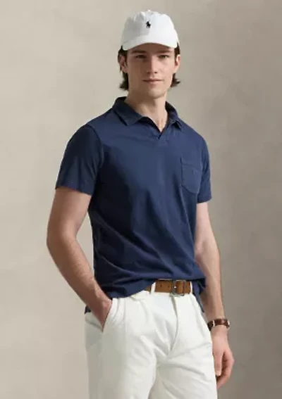 Standard Cotton Linen Jersey Polo Shirt
