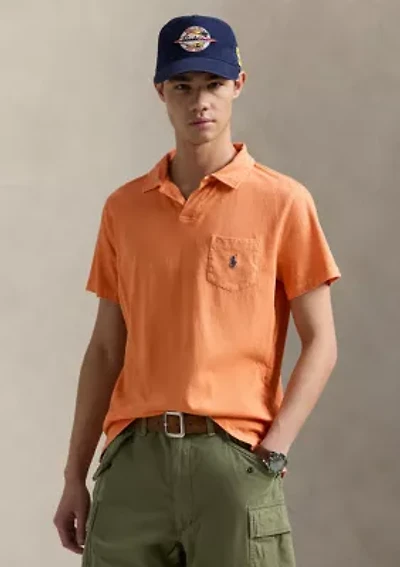 Standard Cotton Linen Jersey Polo Shirt