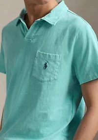 Standard Cotton Linen Jersey Polo Shirt