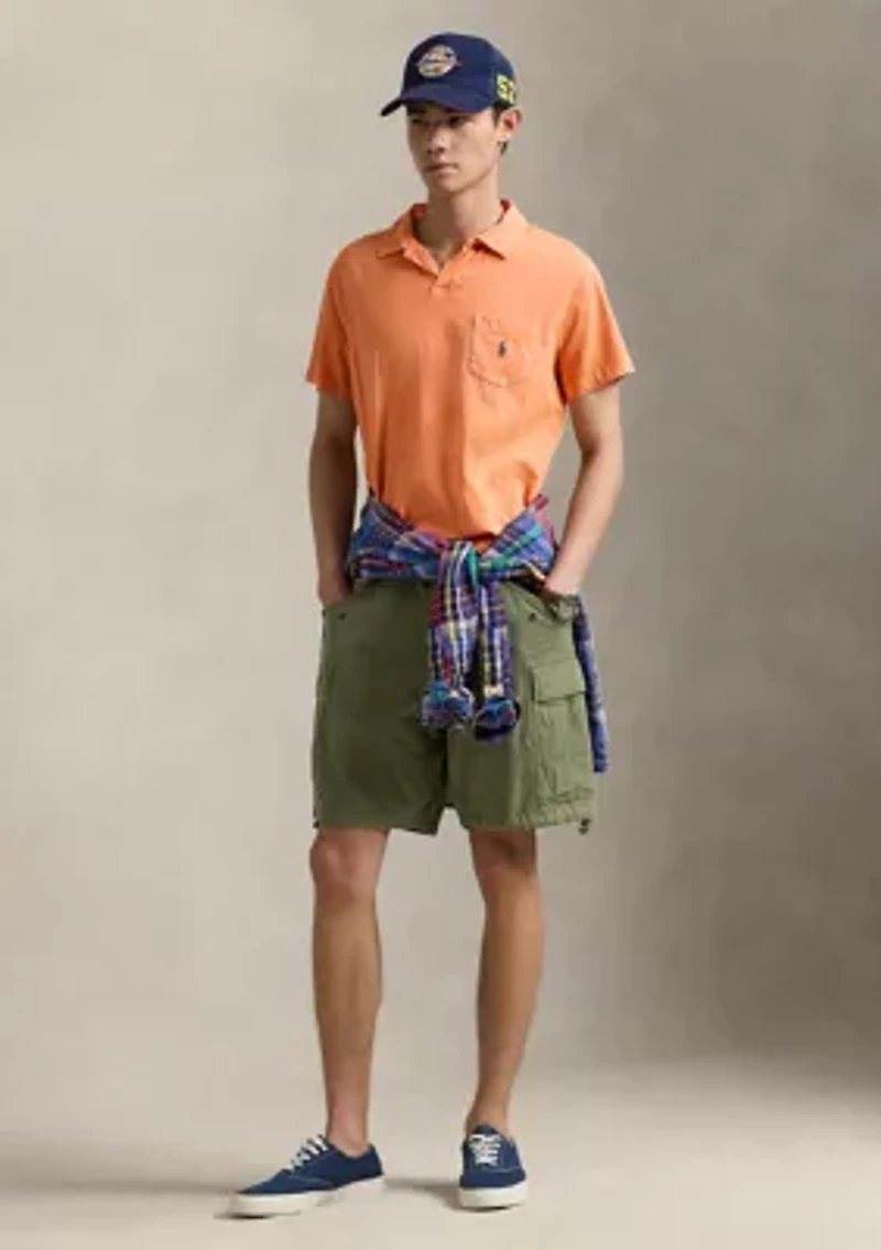 Standard Cotton Linen Jersey Polo Shirt