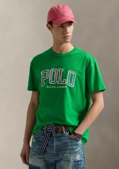 Classic Fit Madras Logo Jersey T-Shirt