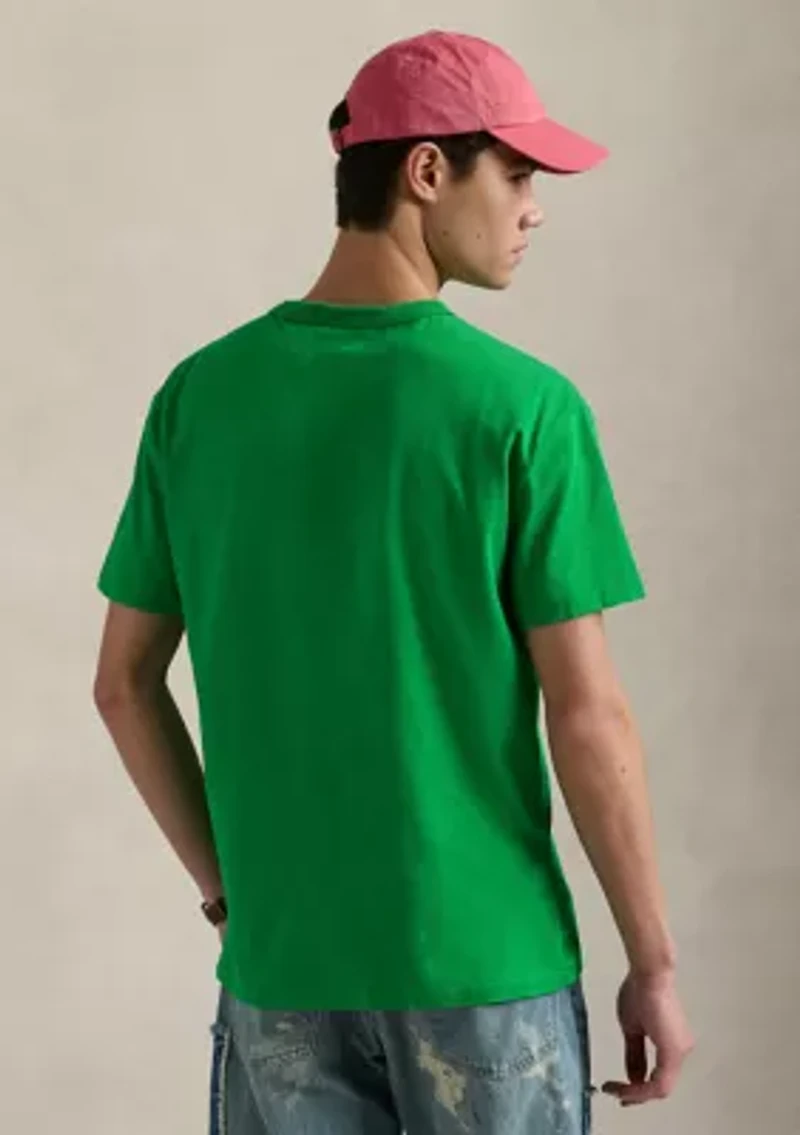 Classic Fit Madras Logo Jersey T-Shirt
