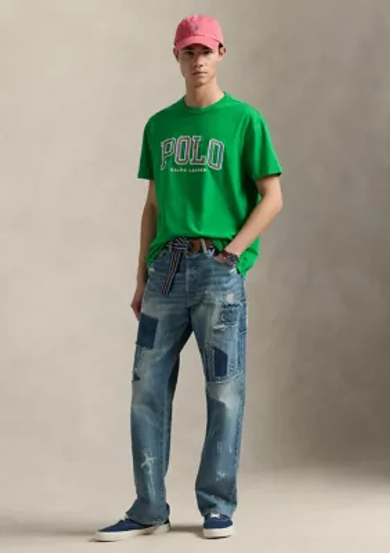 Classic Fit Madras Logo Jersey T-Shirt