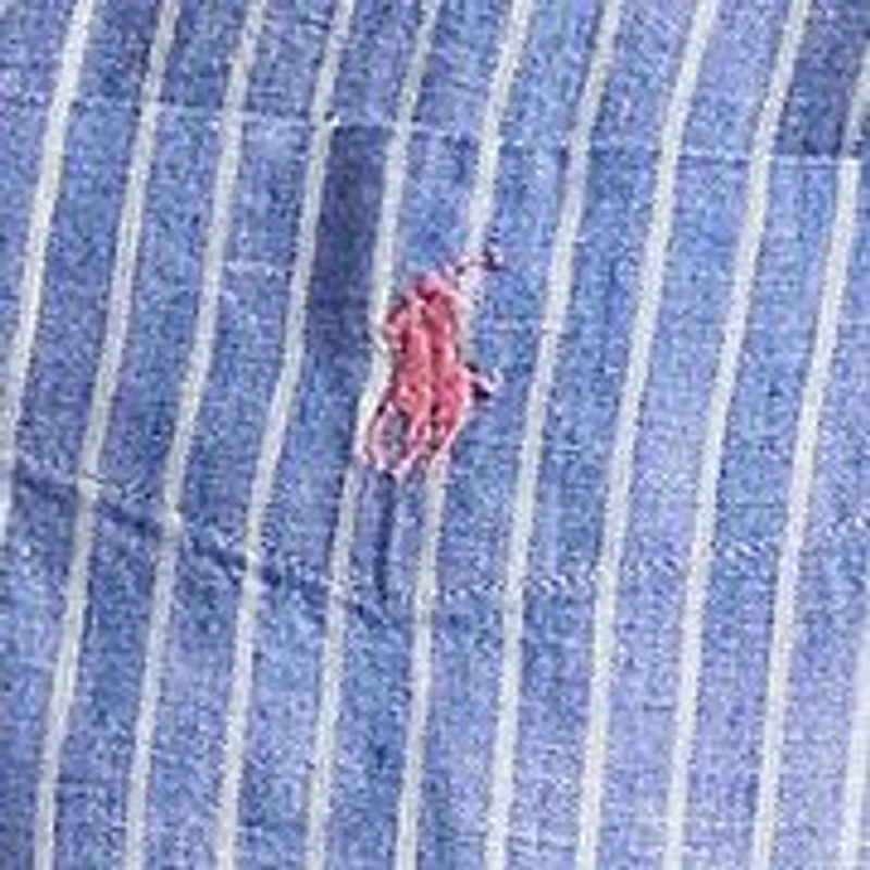 Classic Fit Striped Linen Shirt