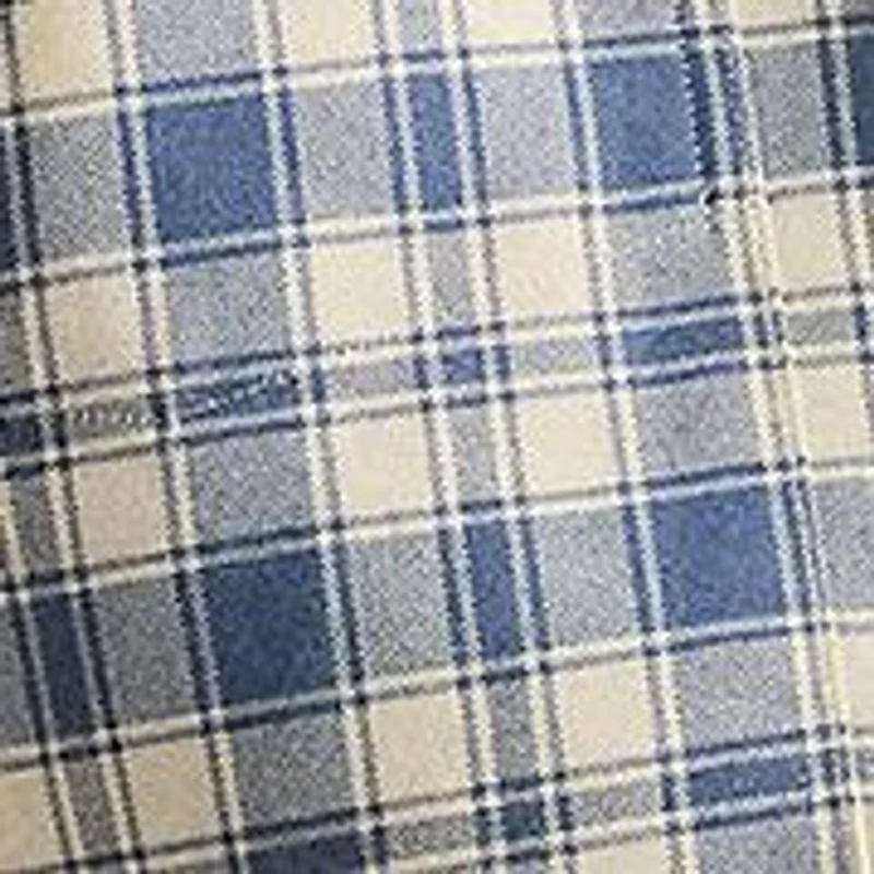 Classic Fit Plaid Oxford Camp Work Shirt