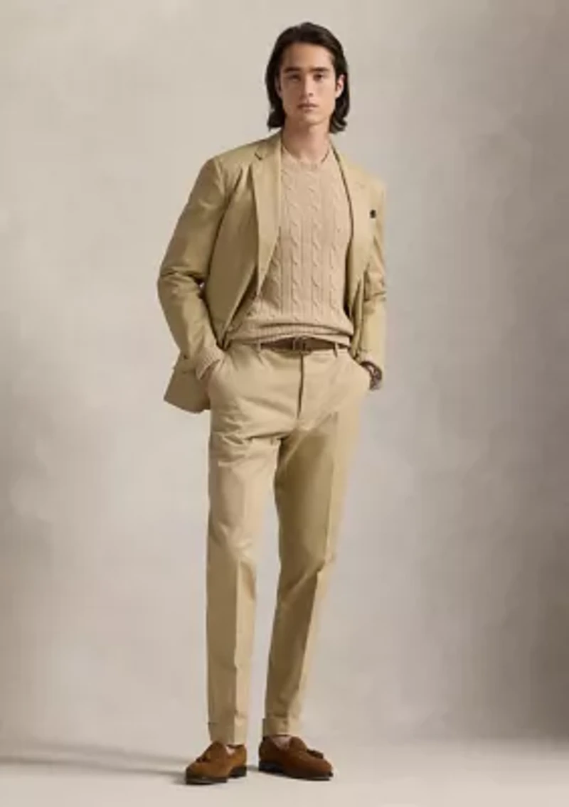 Stretch Chino Suit Trousers