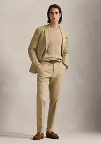 Stretch Chino Suit Trousers