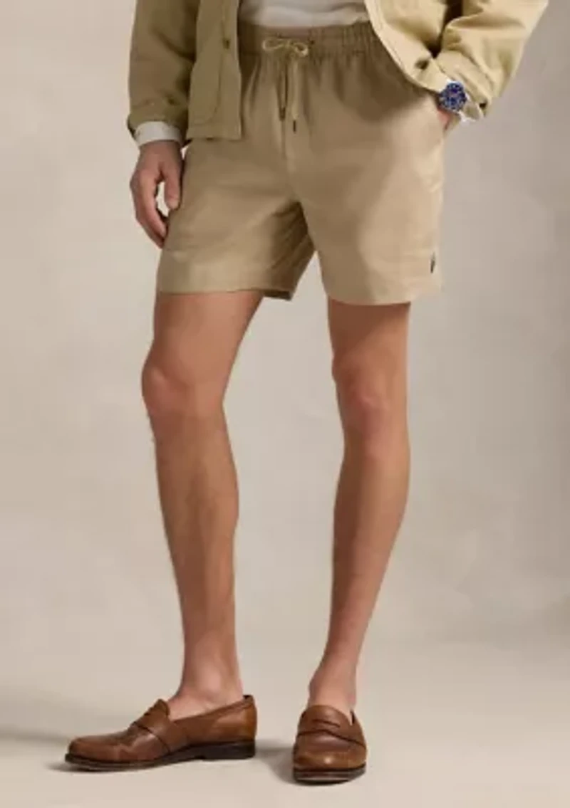 6" Polo Prepster Linen Shorts