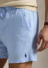6" Polo Prepster Linen Shorts