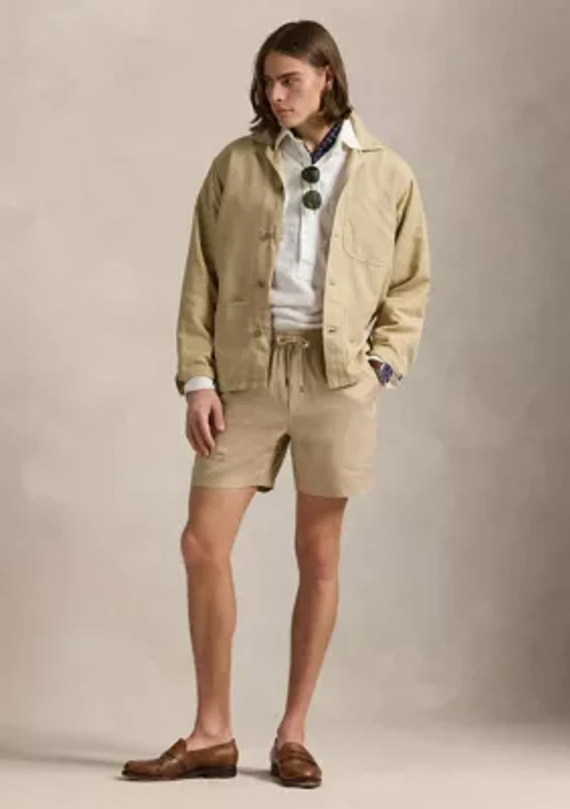 6" Polo Prepster Linen Shorts