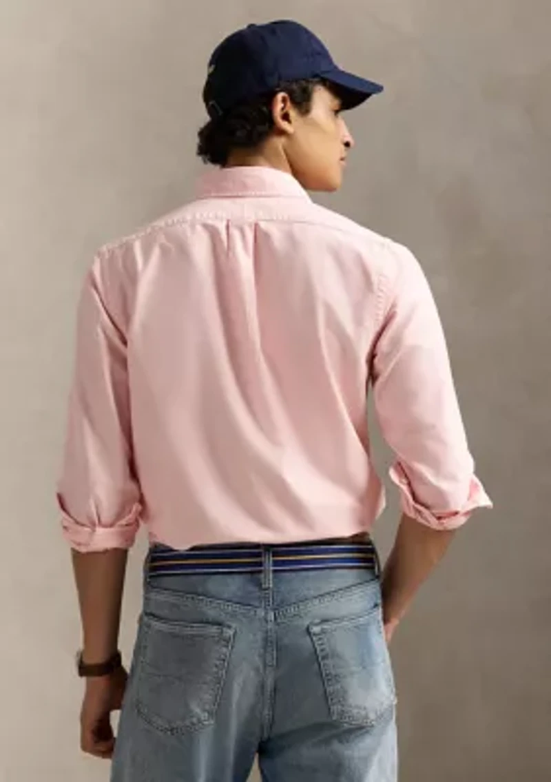 Classic Fit Mineral-Dyed Oxford Shirt