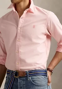 Classic Fit Mineral-Dyed Oxford Shirt
