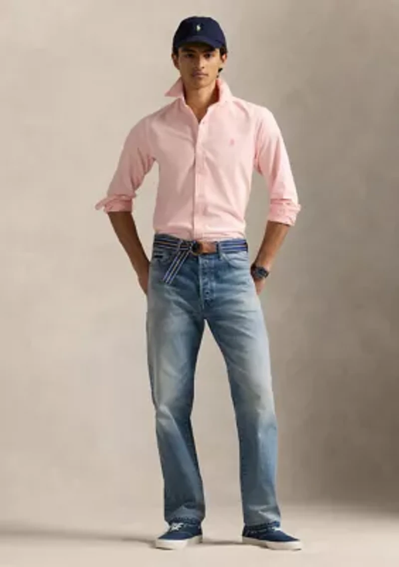 Classic Fit Mineral-Dyed Oxford Shirt