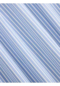 Classic Fit Striped Stretch Poplin Shirt