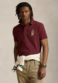 Custom Slim Polo Bear Mesh Shirt