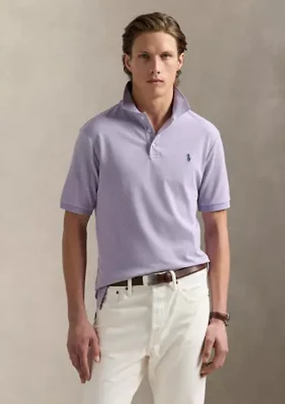 Classic Fit Stretch Mesh Polo Shirt