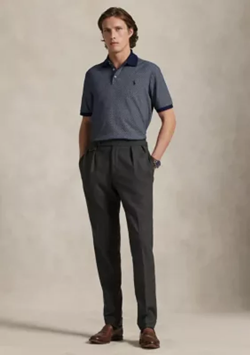 Classic Fit Stretch Mesh Polo Shirt