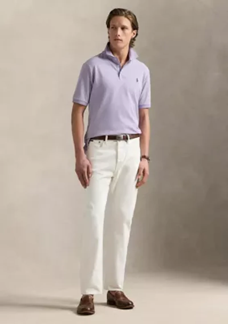 Classic Fit Stretch Mesh Polo Shirt