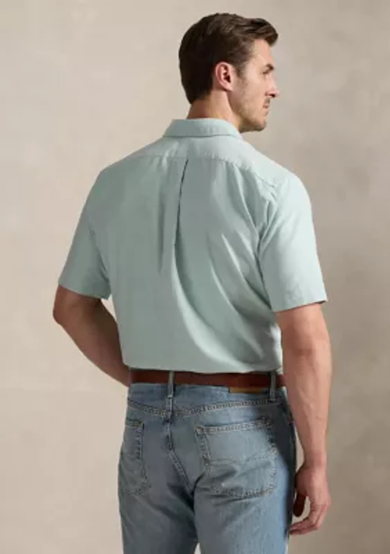 Big & Tall Oxford Short-Sleeve Shirt