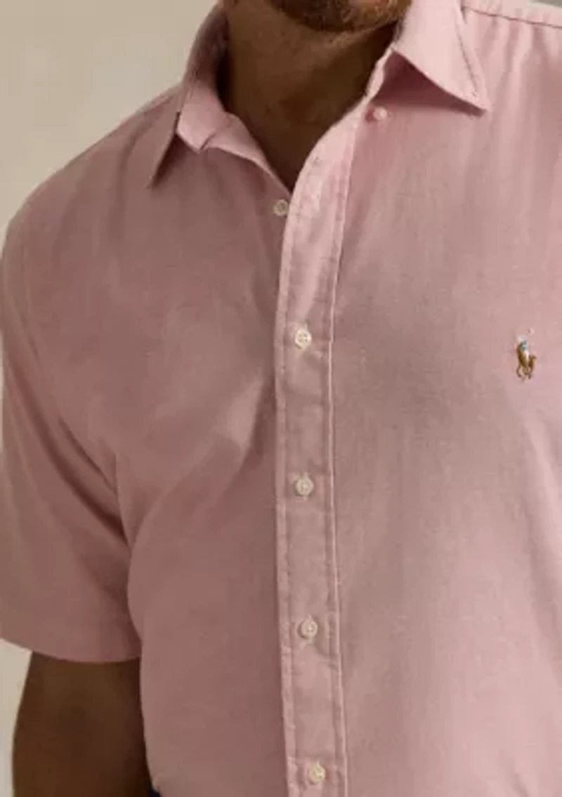 Big & Tall Oxford Short-Sleeve Shirt