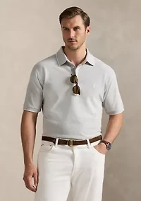 Big & Tall Stretch Oxford Mesh Polo Shirt