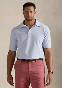 Big & Tall Stretch Oxford Mesh Polo Shirt