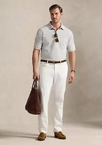 Big & Tall Stretch Oxford Mesh Polo Shirt