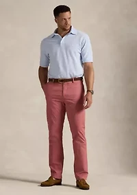 Big & Tall Stretch Oxford Mesh Polo Shirt