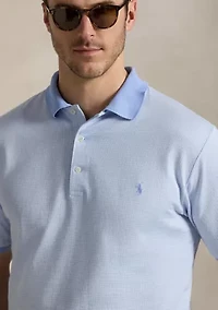 Big & Tall Houndstooth Jersey Polo Shirt