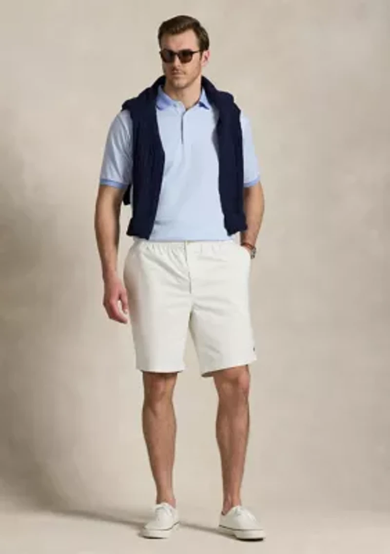 Big & Tall Houndstooth Jersey Polo Shirt