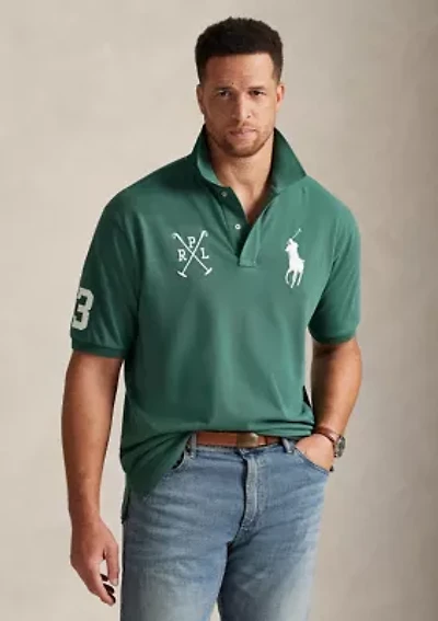 Big & Tall Pony Mesh Polo Shirt