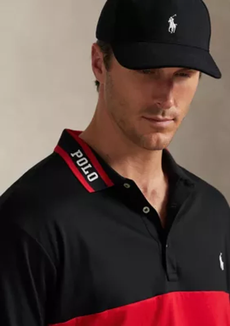 Big & Tall Striped Soft Cotton Polo Shirt